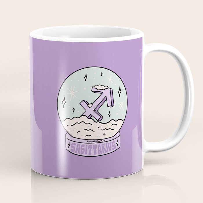 Sagittarius Snow Globe Coffee Mug Gallery Image 1