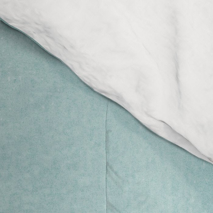 Pale Turquoise Abstract Coastal Colors Painting Comforter Gallery Image 4