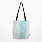 Pale Turquoise Abstract Coastal Colors Painting Tote Bag Gallery Image 2