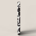 Linocut Plant #1 / Black & White iPhone Case Gallery Image 2
