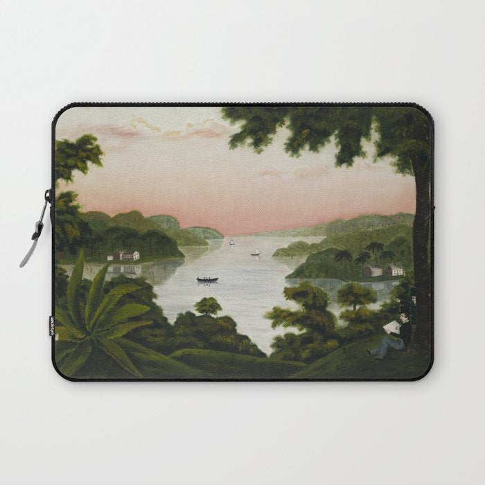 Helen Matilda Kingman - Landscape - 79-1968 Laptop Sleeve Gallery Image 1