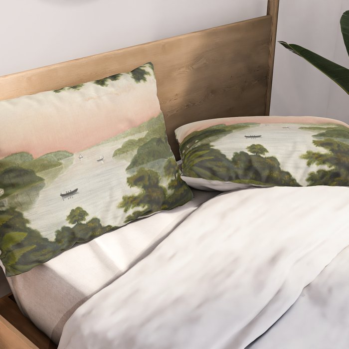 Helen Matilda Kingman - Landscape - 79-1968 Pillow Sham Gallery Image 2