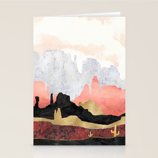 Distant Desert Stationery Card Gallery Image 2
