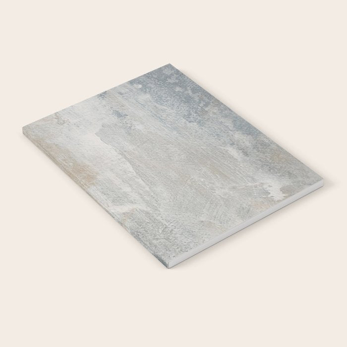 Blue and Beige Abstract Painting  Textured Modern Art Notebook Gallery Image 1