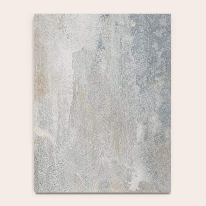 Blue and Beige Abstract Painting  Textured Modern Art Notebook Gallery Image 4