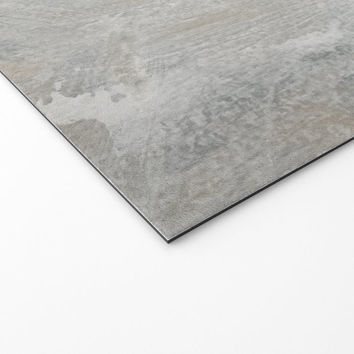 Blue and Beige Abstract Painting  Textured Modern Art Welcome Mat Gallery Image 2