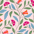 Floral Play - Vintage-Inspired Pattern Coffee Mug Gallery Image 2
