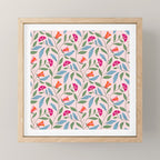 Floral Play - Vintage-Inspired Pattern Mini Art Print Gallery Image 1