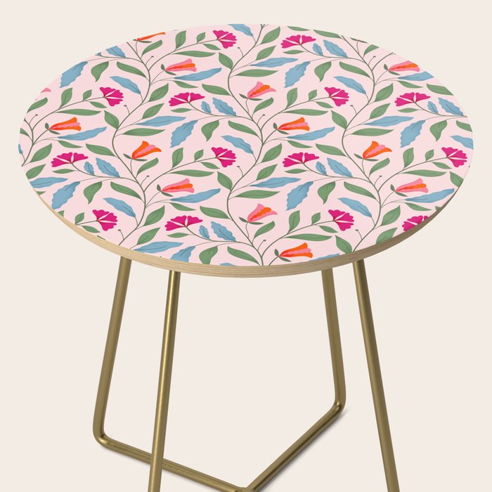 Floral Play - Vintage-Inspired Pattern Side Table Gallery Image 2
