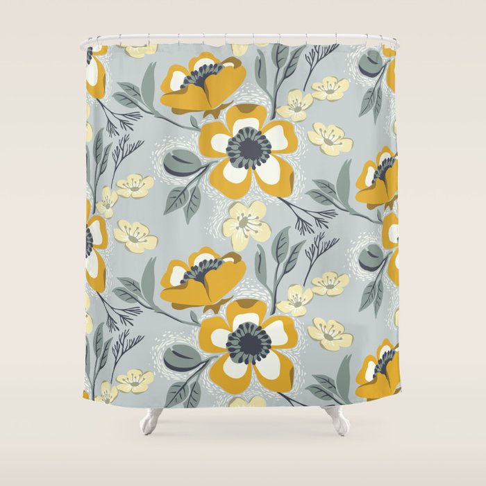 Boho Garden Shower Curtain Gallery Image 1