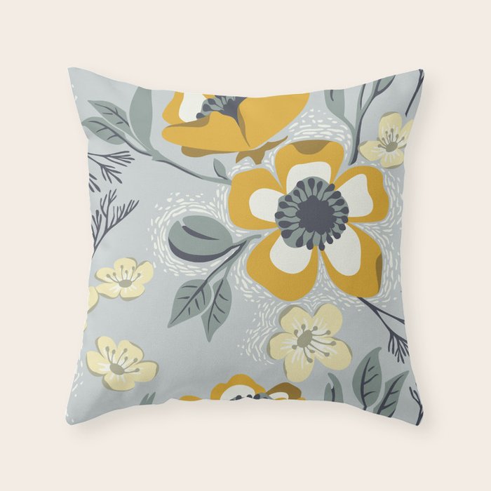 Boho Garden Throw Pillow Gallery Image 6