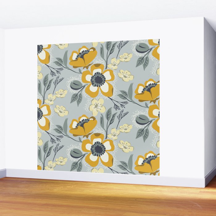 Boho Garden Wall Mural Gallery Image 2