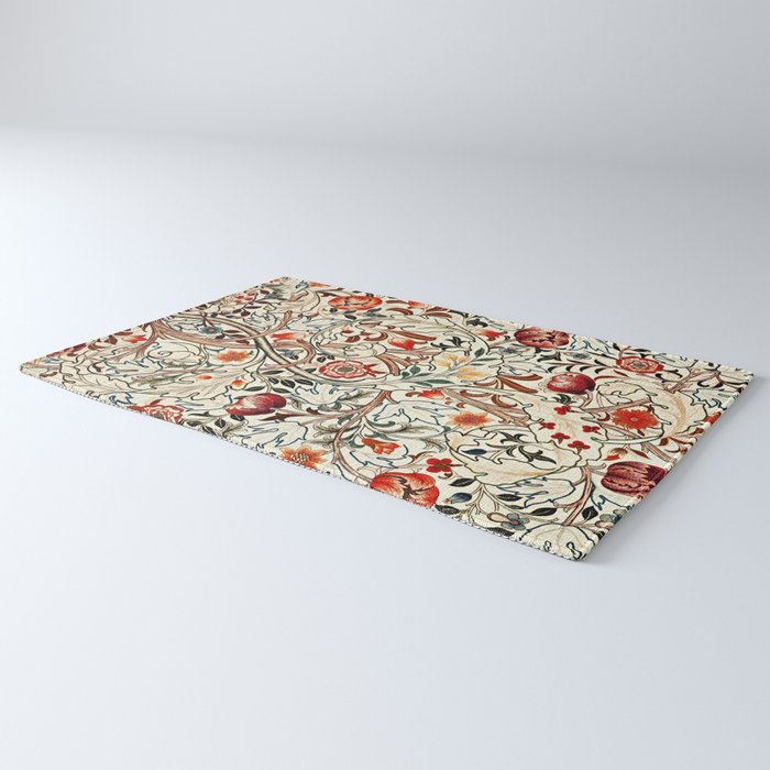 William Morris Floral Acanthus Rug Gallery Image 3