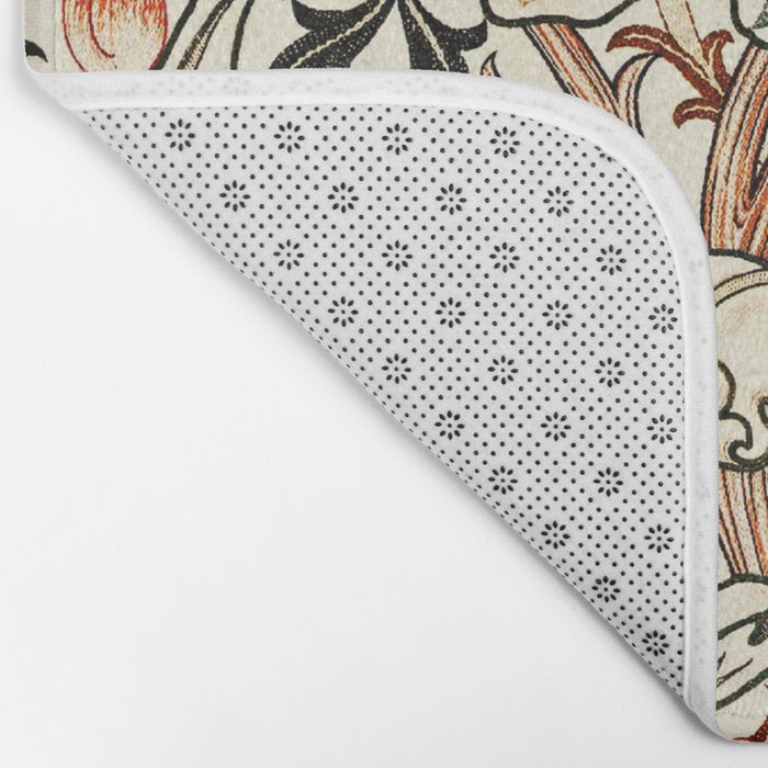 William Morris Floral Acanthus Bath Mat Gallery Image 2
