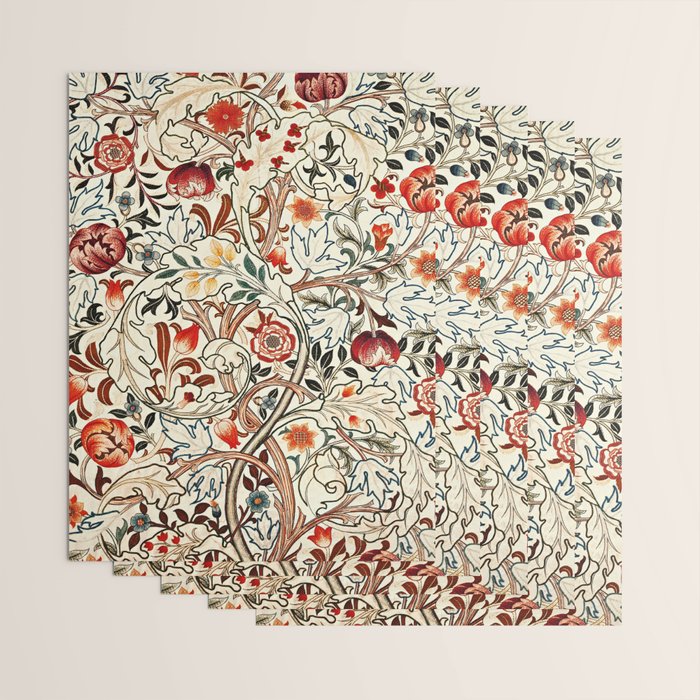 William Morris Floral Acanthus Wrapping Paper Gallery Image 3