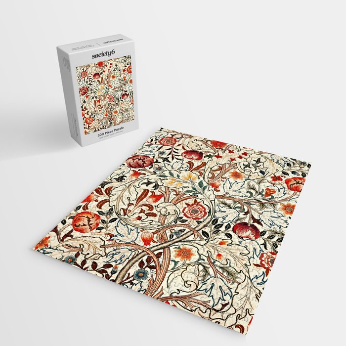 William Morris Floral Acanthus Jigsaw Puzzle Gallery Image 2