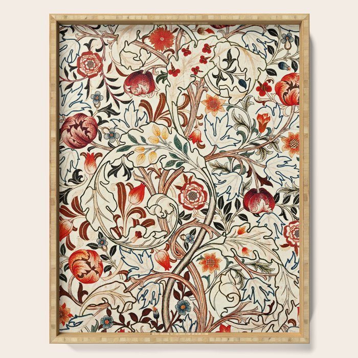 William Morris Floral Acanthus Serving Tray Gallery Image 1