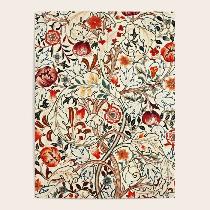 William Morris Floral Acanthus Poster Gallery Image 1