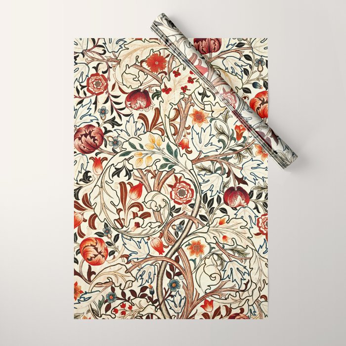 William Morris Floral Acanthus Wrapping Paper Gallery Image 1