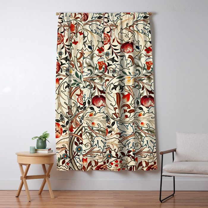 William Morris Floral Acanthus Window Curtain Gallery Image 1