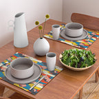 COLORED DOGS PATTERN 2 Placemat Gallery Image 2