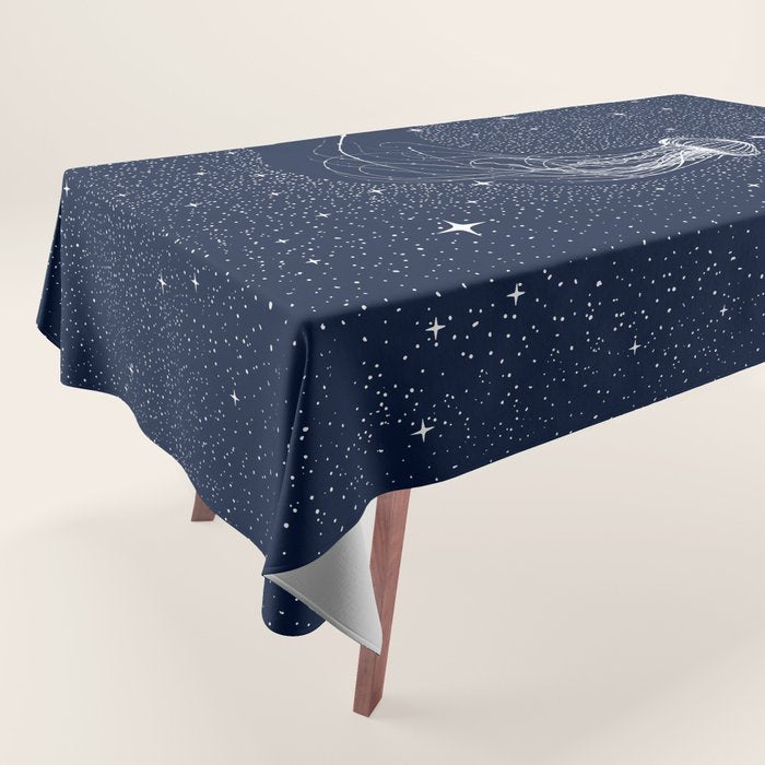 starry jellyfish Tablecloth Gallery Image 1