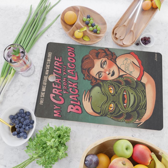 My Creature from the Black Lagoon Cutting Board Gallery Image 2
