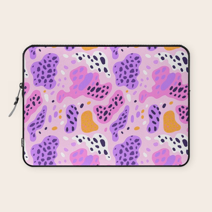 Abstract colorful animal print art pattern Laptop Sleeve Gallery Image 1