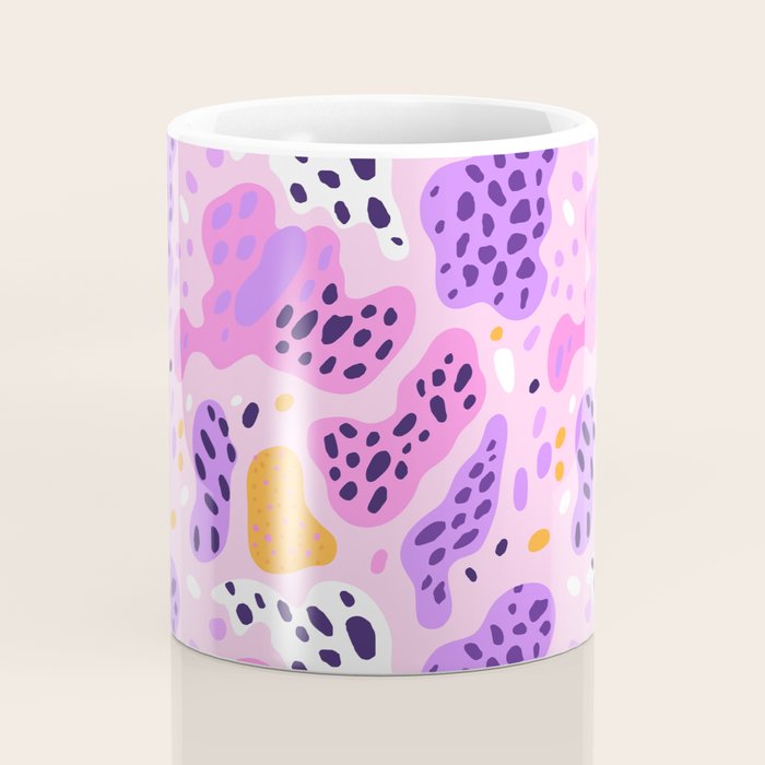 Abstract colorful animal print art pattern Coffee Mug Gallery Image 4