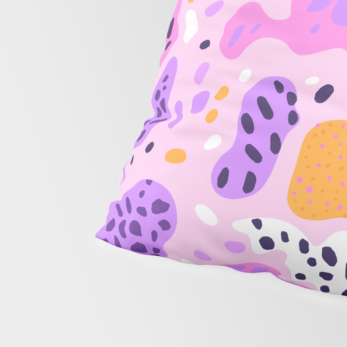 Abstract colorful animal print art pattern Pillow Sham Gallery Image 4