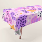 Abstract colorful animal print art pattern Tablecloth Gallery Image 1