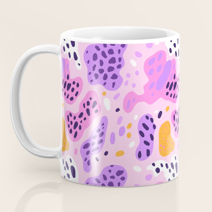 Abstract colorful animal print art pattern Coffee Mug Gallery Image 3
