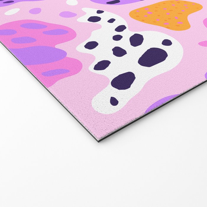 Abstract colorful animal print art pattern Welcome Mat Gallery Image 2