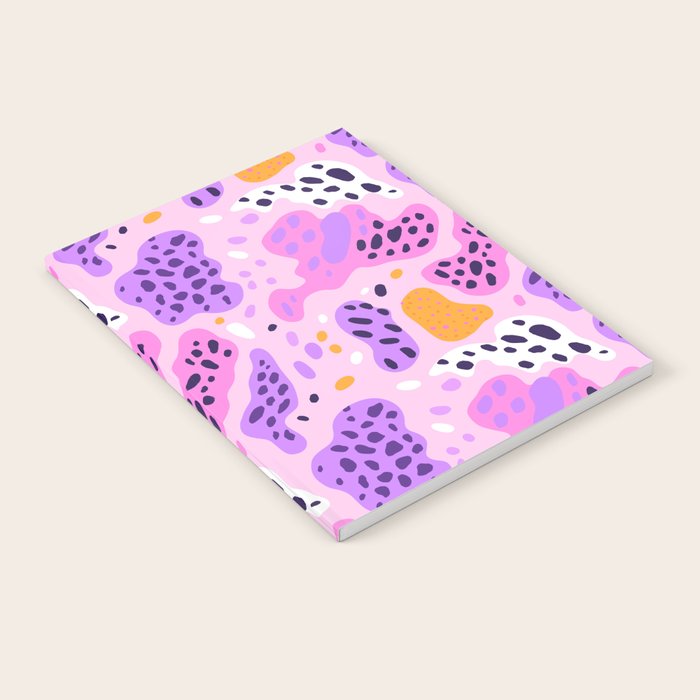 Abstract colorful animal print art pattern Notebook Gallery Image 2