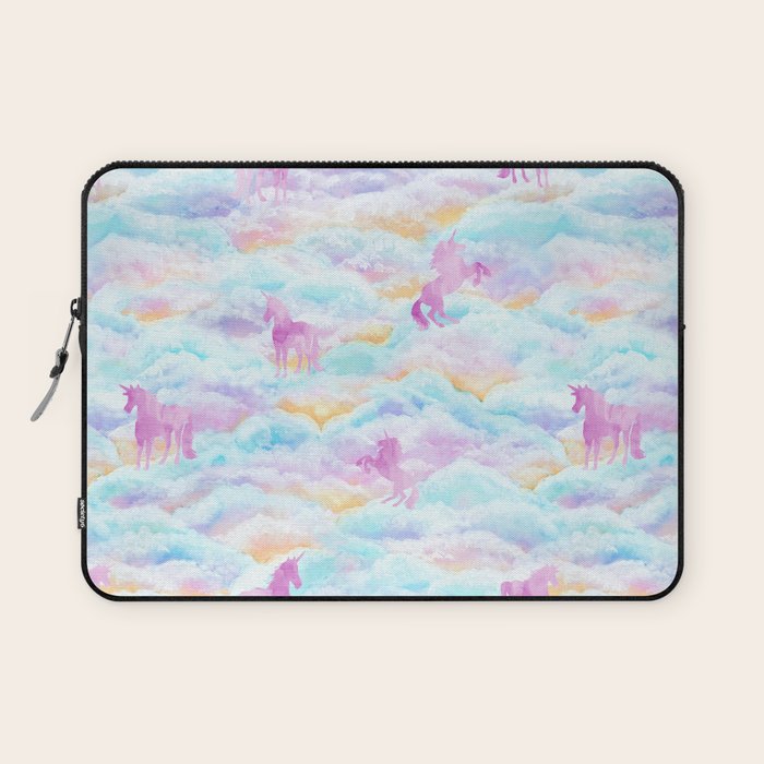 Unicorns Hiding in Clouds Laptop Sleeve Gallery Image 1