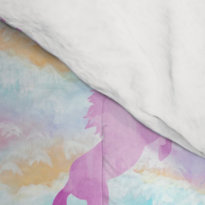 Unicorns Hiding in Clouds Comforter Gallery Image 4