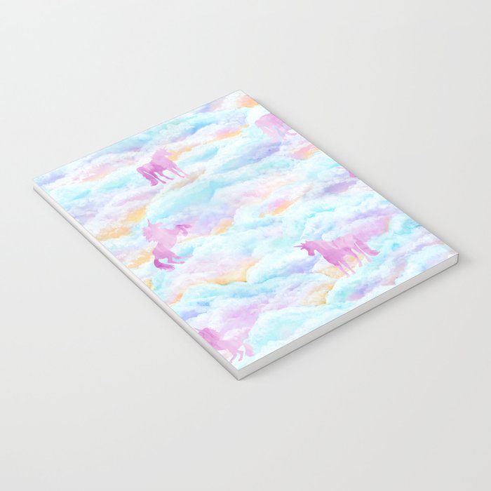 Unicorns Hiding in Clouds Notebook Gallery Image 3