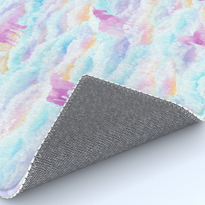 Unicorns Hiding in Clouds Rug Gallery Image 4