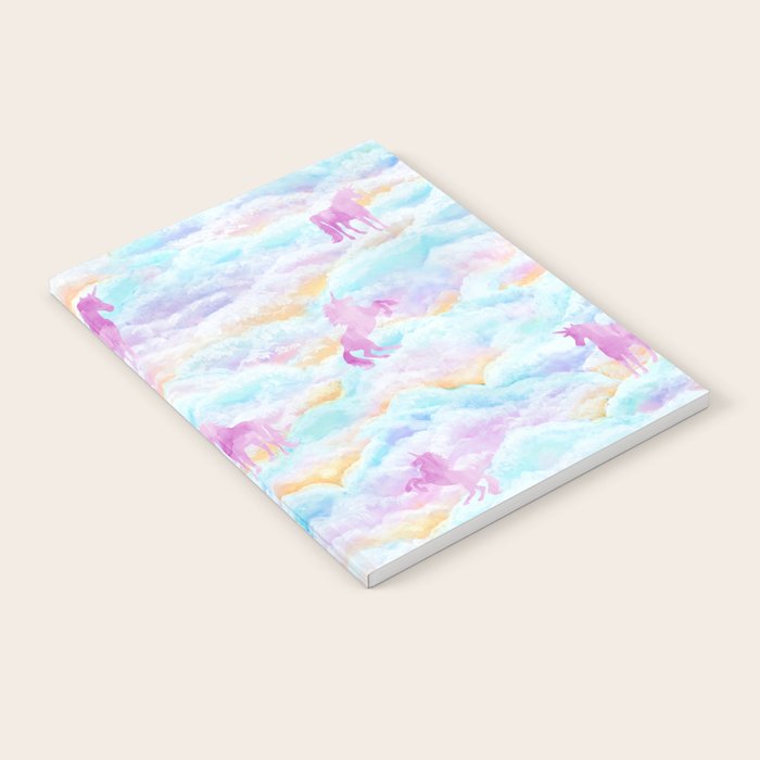 Unicorns Hiding in Clouds Notebook Gallery Image 2