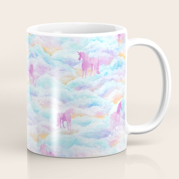 Unicorns Hiding in Clouds Coffee Mug Gallery Image 1