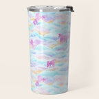Unicorns Hiding in Clouds Travel Mug Gallery Image 2