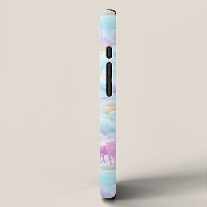 Unicorns Hiding in Clouds iPhone Case Gallery Image 2