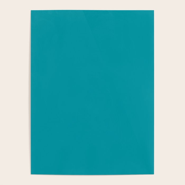 Teal Color Poster Gallery Image 4