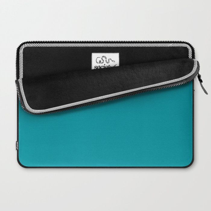 Teal Color Laptop Sleeve Gallery Image 2