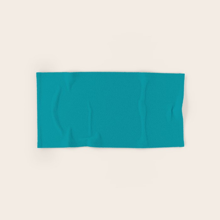 Teal Color Bath Towel Gallery Image 1