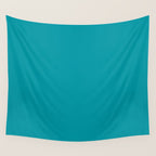 Teal Color Wall Tapestry Gallery Image 4