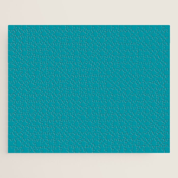 Teal Color Jigsaw Puzzle Gallery Image 1