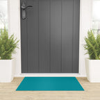Teal Color Welcome Mat Gallery Image 3
