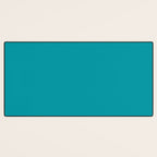 Teal Color Desk Mat Gallery Image 3