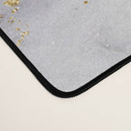Blush chic faux gold gray gradient marble Desk Mat Gallery Image 4